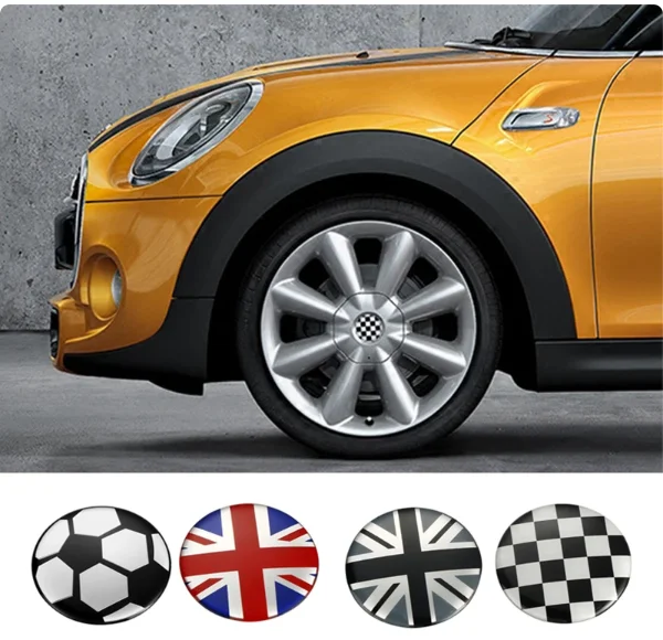 52mm Wheel Center Hub Cap Tires Rim Stickers For BMW Mini Cooper One S JCW R55 R56 R60 R61 F54 F55 F60 Countryman Accessories