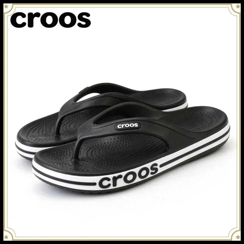 crocs-classic-beiya-flip-flops-outdoor-sports-slippers-men's-summer-lightweight-non-slip-beach-sandals-indoor-flip-flops