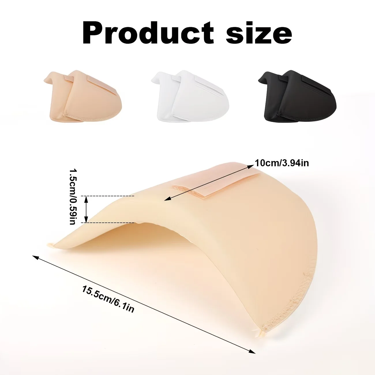 2 Pairs Shoulder Pads, Soft Thick Sponge, Breathable Invisible Shoulder Pads for Men and Women, Easy to Put On and Take Off