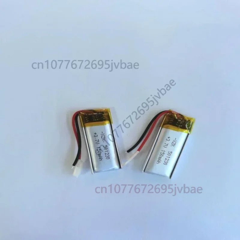 Lithium Polymer Battery 501230 3.7V 150mAh for Bluetooth Earbuds Smart Wearables LED Lights Remote Controls