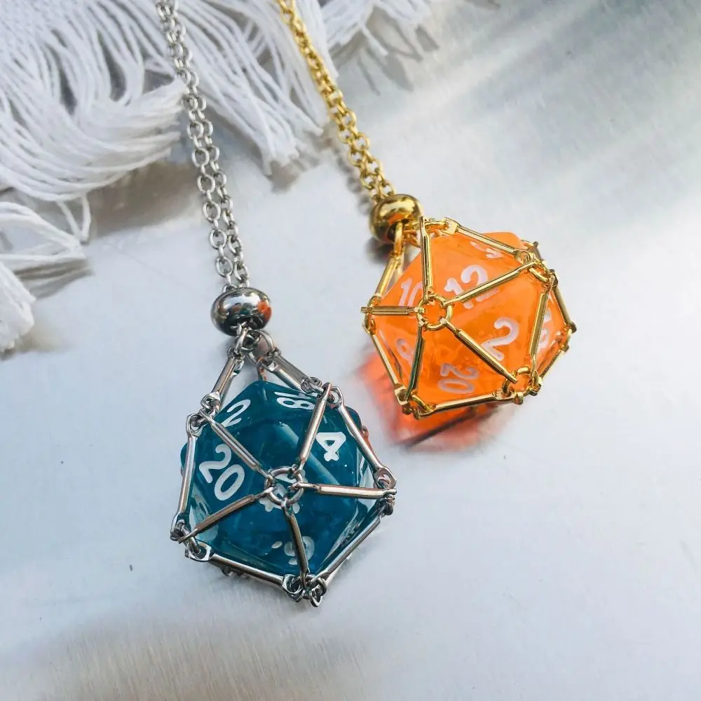 Kupfer Kristall Halter Käfig Halskette Gold Farbe Würfel Anhänger Stein Halter Halskette Austauschbare Halskette Zubehör