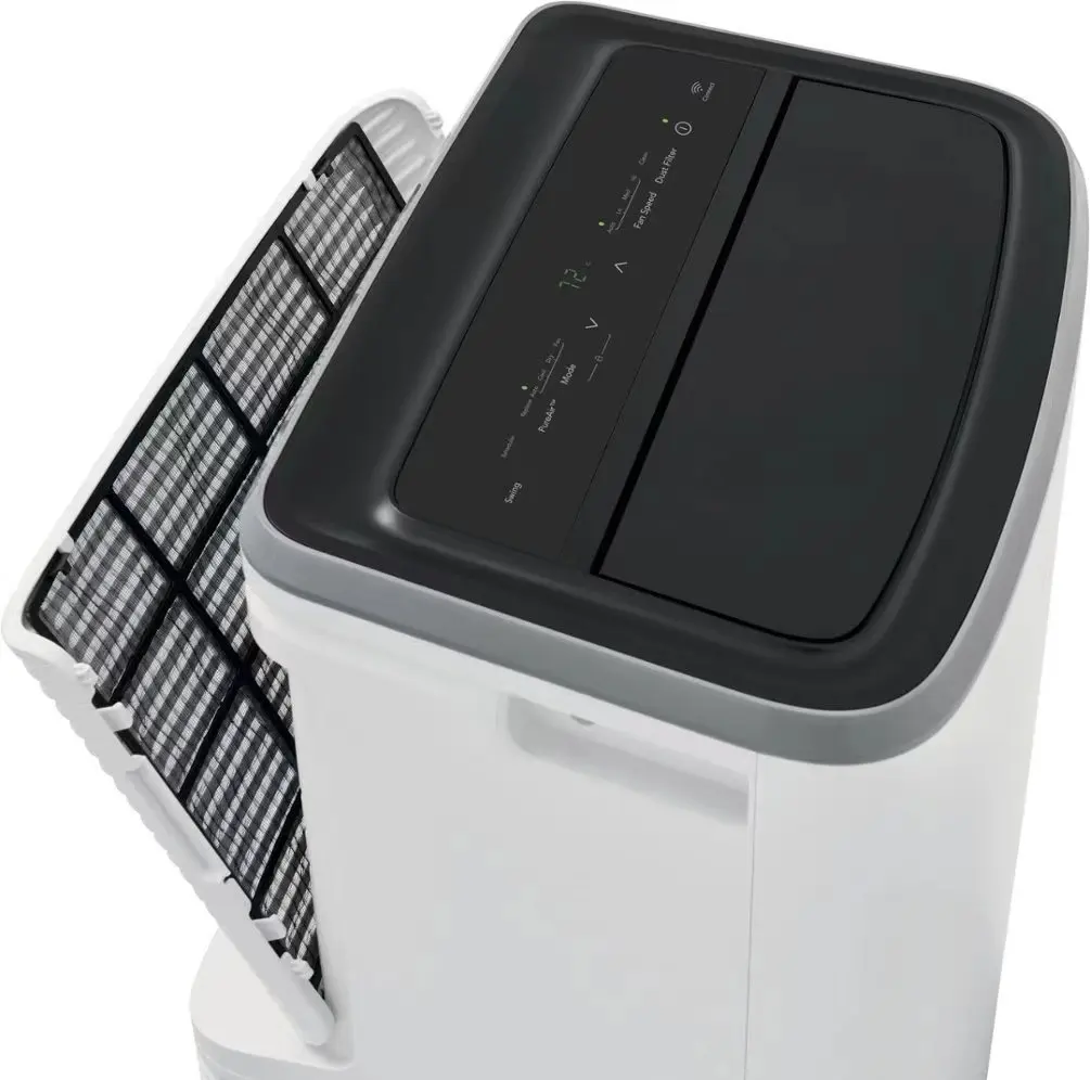 Portable Air Conditioner 9000BTU, R32 Strong Cooling, Fan Dehumidifier, Ionizer, Multi-Speed, Compact Efficient, Home Office Use