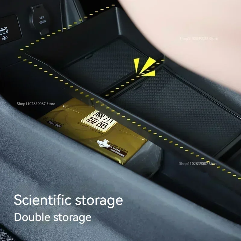 For BYD SEAGULL 2022 2023 Car Central Lower Layer Box Organizer Accessories Tidying Center Console Storage Tray