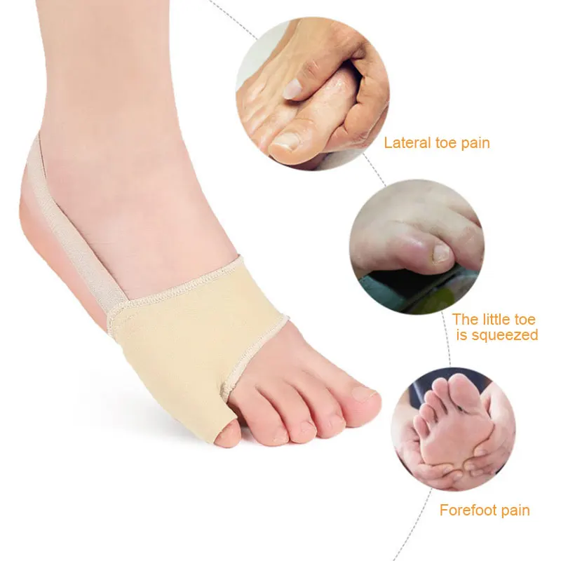 2Pcs=1Pair Soft Bunion Corrector Little Toe Orthopedic Splint Hallux Valgus Overlapping Straightener Foot Care Pedicure Tool