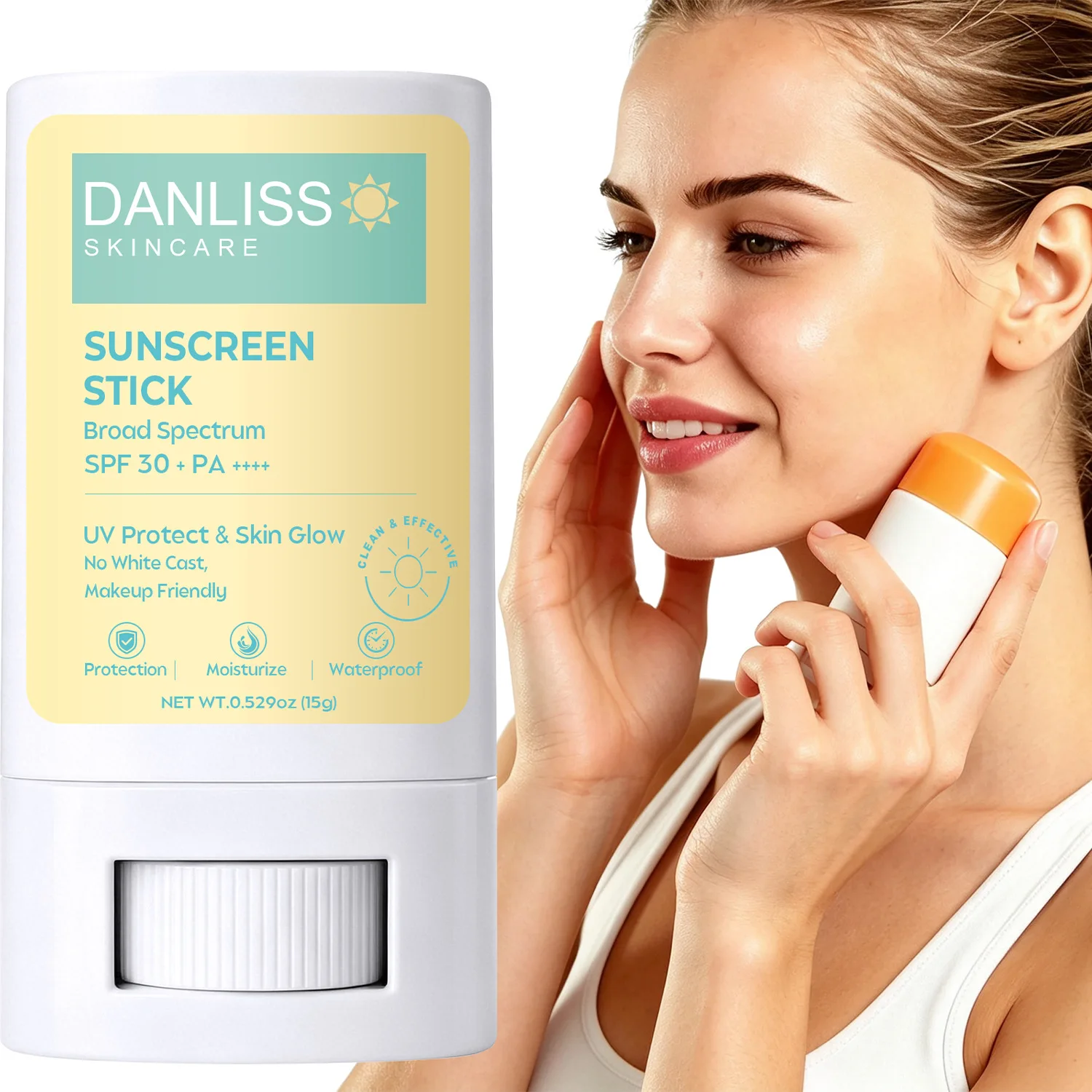 Broad Spectrum SPF 30+ PA+++ Sunscreen Stick – Beach-Strength, Enjoy superior sun protection wherever the adventure takes you.