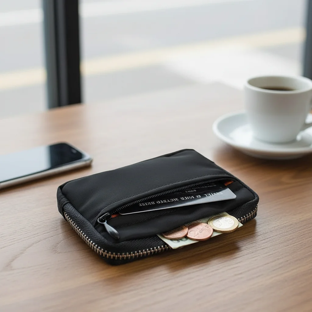 

Мини-кошелек с защитой от RFID для путешествий и повседневного использования