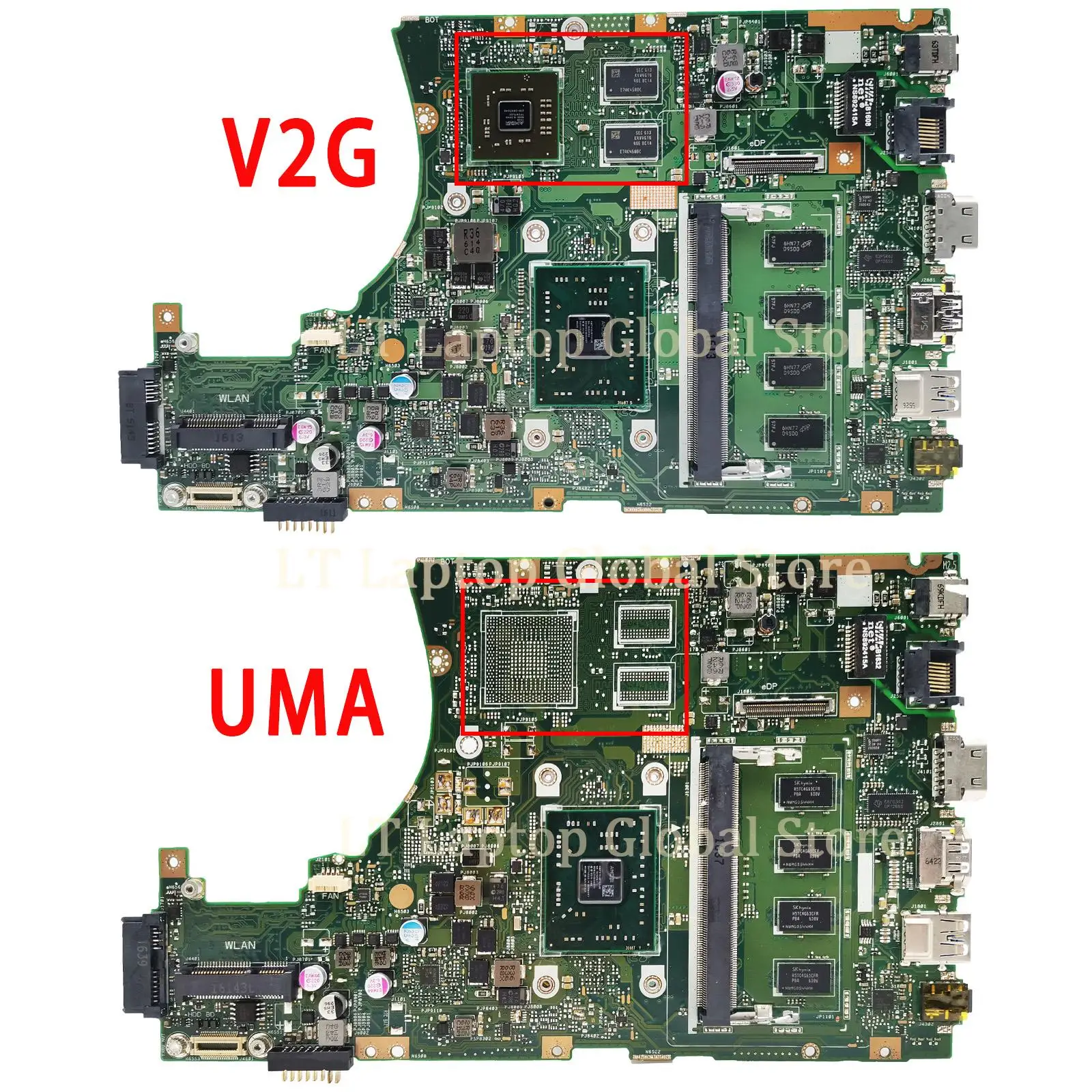 Ноутбук K455Y Материнская плата ASUS X455YI R454Y R455Y X455Y X455YA F455Y A455Y материнская плата для ноутбука AMD CPU 4GB-RAM