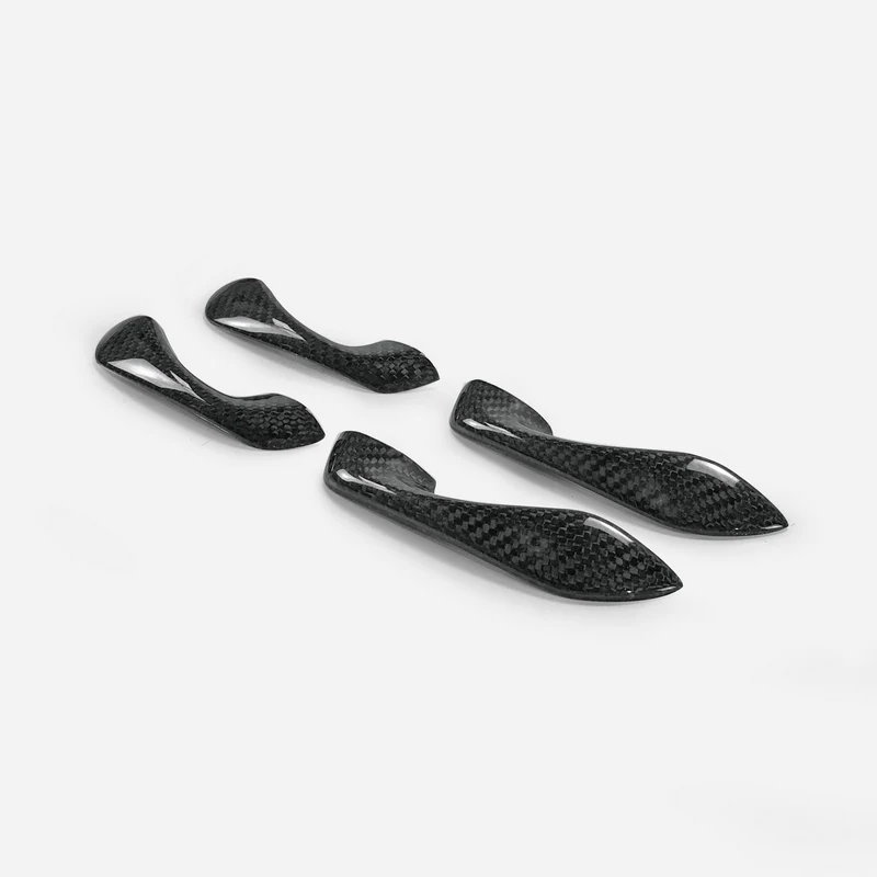 For Civic Type R FK8 Front & Rear Inner Door Handle Trim (4Pcs) Inner Door Decor Panel Car Interior Mod Body Kit Accessories