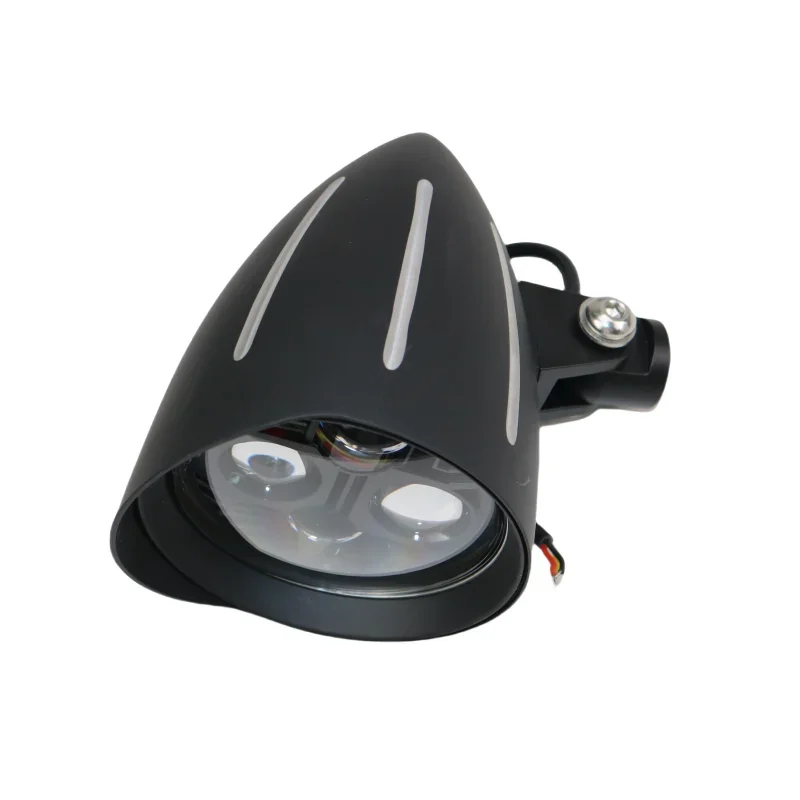 

Motorbike LED Headlight Retro Bullet High-Low Beam Head-Lamp Lighting HeadLamp for Honda Kawasaki Suzuki Yamaha Cruiser