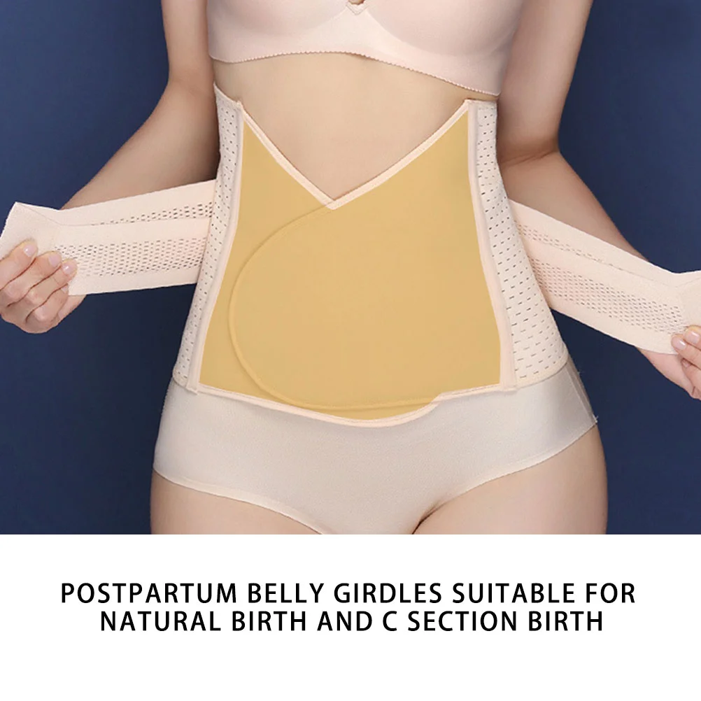 Caesarean Section Postpartum Belly Belt Women's Belts Shapewear Bodice Corset Polyester Tummy Control Band