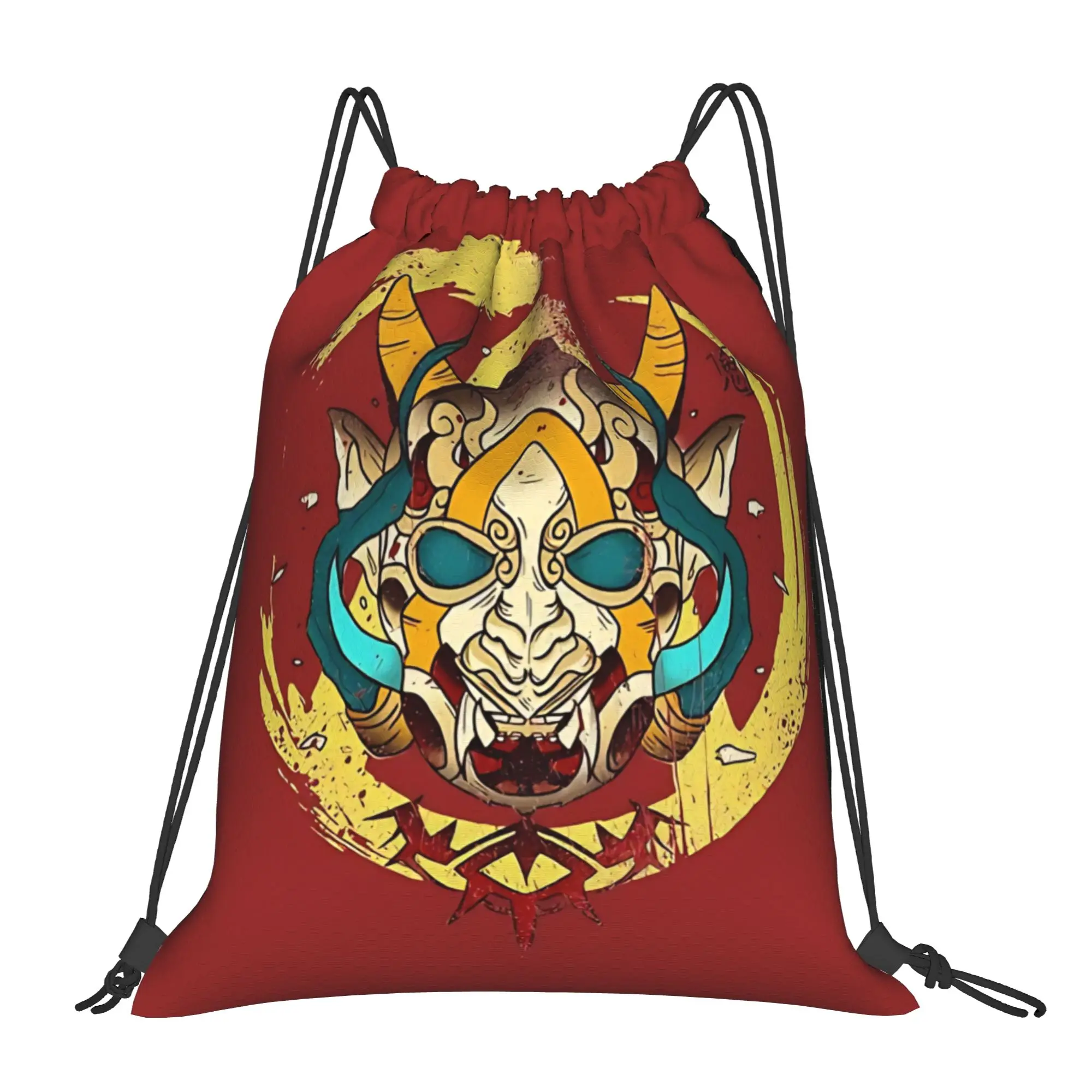 B-Borderlands rugged adventure squad  Portable Travel Riding Gym Drawstring Storage Sporty Backpacks