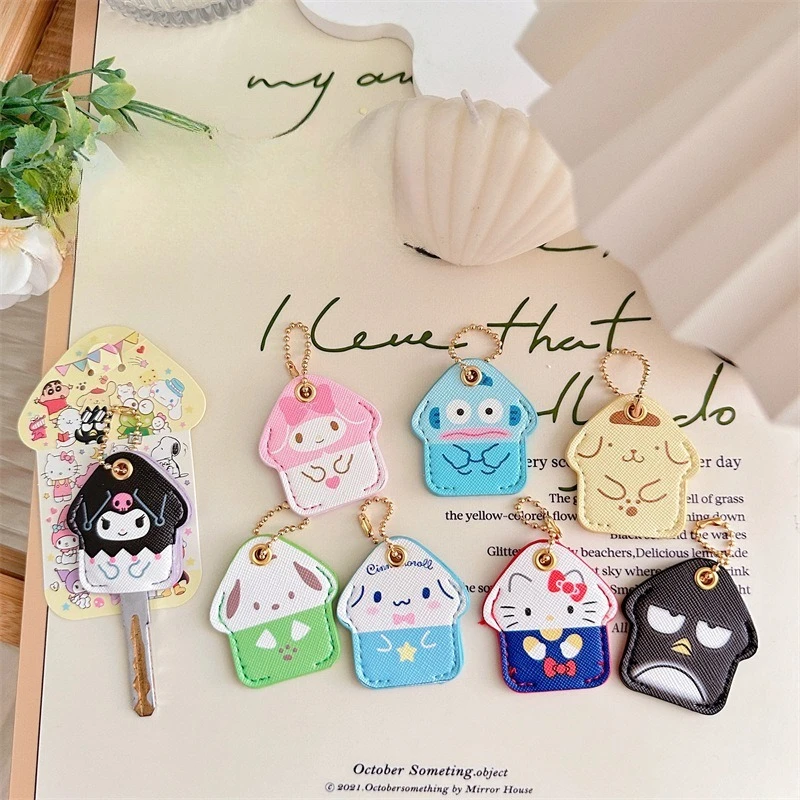 

Hello Kitty Key Protection Cover Cute Cartoon Elevator Access Card Cover Desktop Decoration Women Supplies Student Brand Party