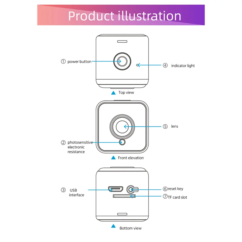 كاميرا مراقبة IP 02 ، بطارية مدمجة ، واي فاي ، 30 واط