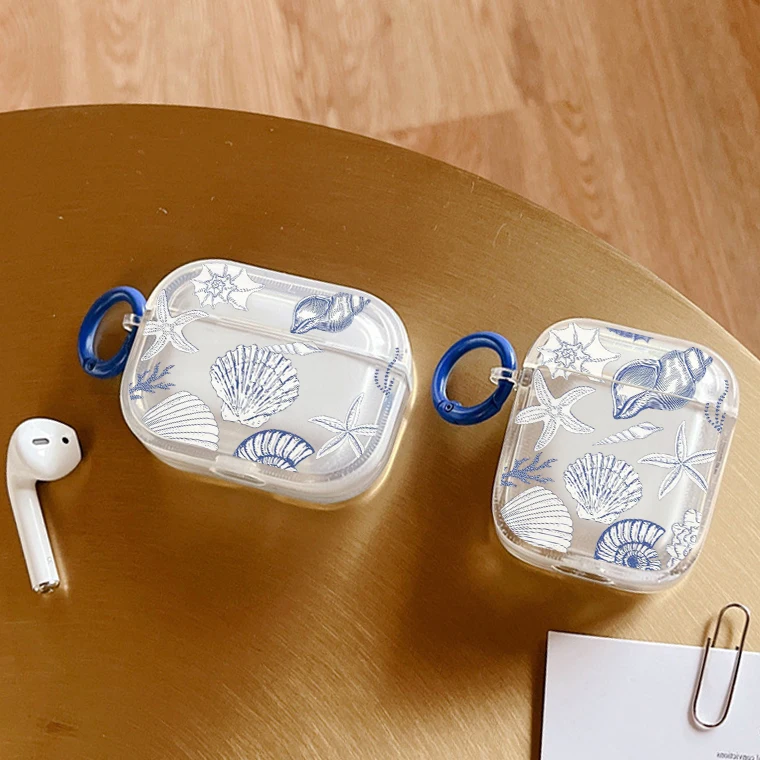 Coque pour Airpods 1, 2, 3 Pro Pro2 2022, style marin, étui pour écouteurs