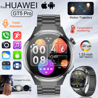 For Huawei GT5 PRO Smart Watch Men AMOLED HD Screen Bluetooth Call Heart Rate Compass GPS Trajectory NFC SmartWatches 2024 New