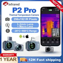 InfiRay Xinfrared P2 Pro Thermal Camera for Phone PCB Circuit Industrial Heating Test Infrared Night Vision Thermal Imager Go P2