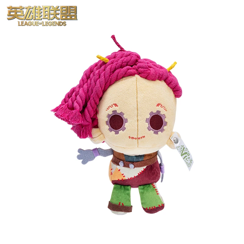 LOL Arcane The Piltover Enforcer خليط على شكل دمية زخرفة لعبة البضائع طبعة محدودة Q-نسخة هدايا عيد الميلاد وعيد الميلاد #6