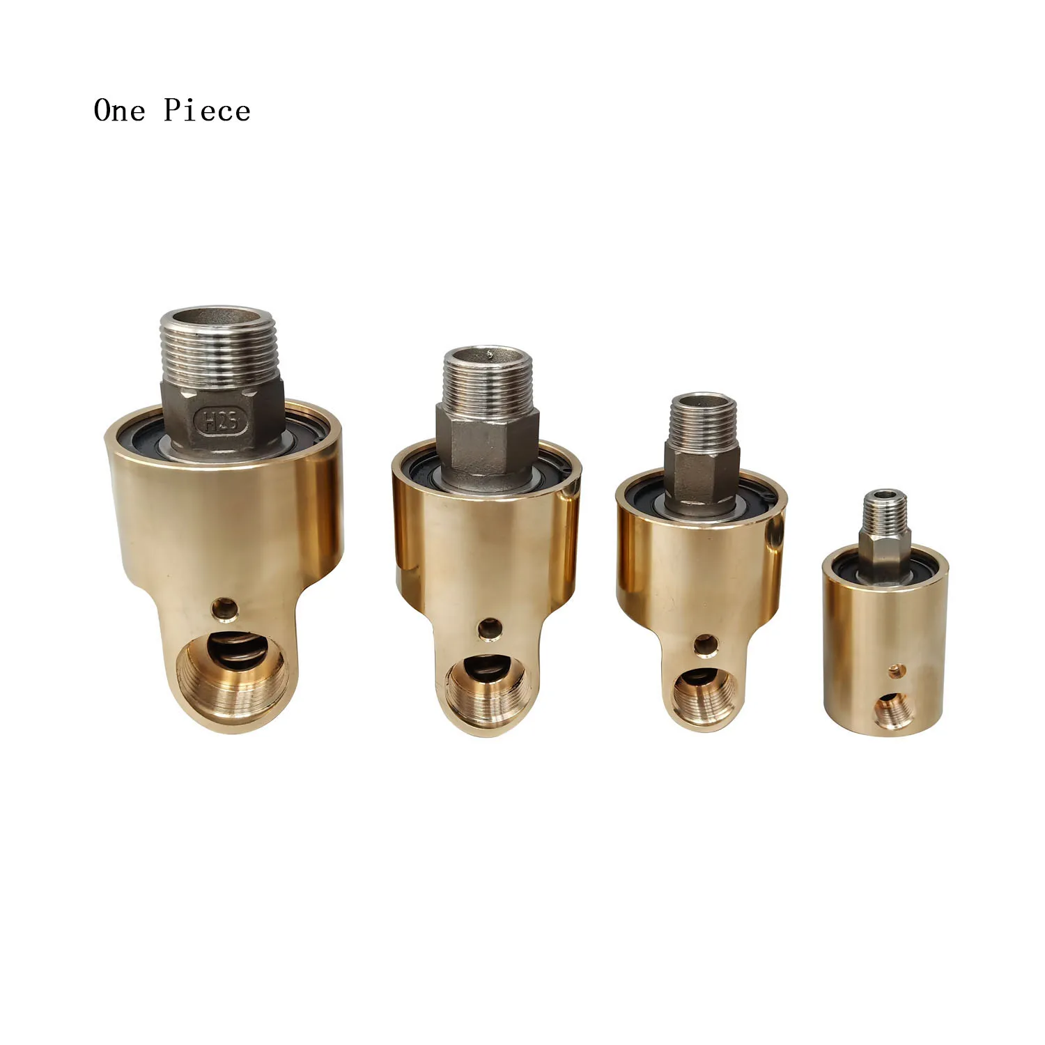 Conector Rotativo de Alta Velocidade para União Giratória Conector de União Rotativa de Bronze de Alta Temperatura para Água de Refrigeração Esquerda Direita 1