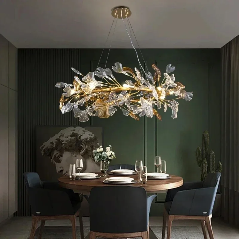 

Modern Luxury Creative Crystal Chandeliers Elegant Modern Pendant Lamps for Living Dining Room Restaurant Decor Hanging Lights