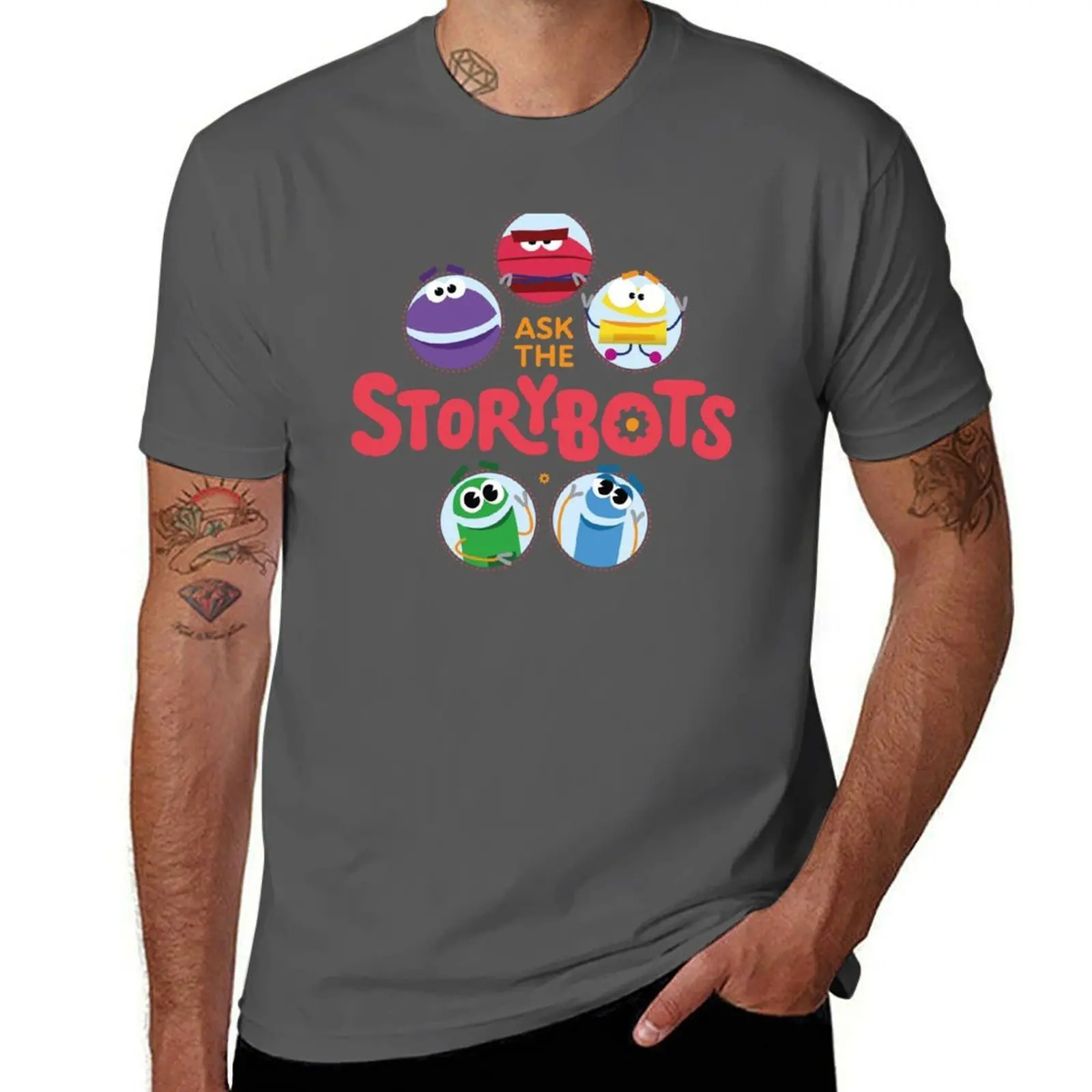

Ask the Storybots T-Shirt t shirts with prints man t shirts for men T-Shirt