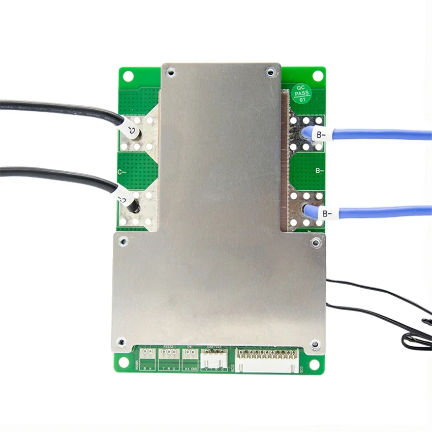 Alta qualidade 16s 48v 100a lifepo4 bms inteligente com porta de comunicação uart