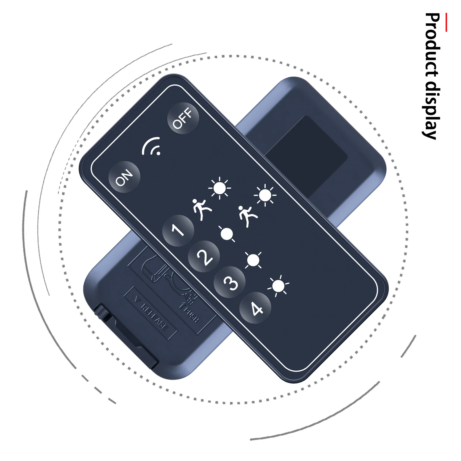 جهاز تحكم عن بعد جديد للأضواء الكاشفة بمستشعر الحركة الشمسية VENSSTNOR في الهواء الطلق #3