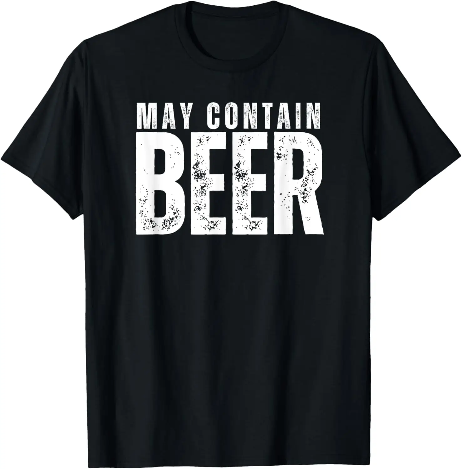 Mens May Contain Beer for funny Men T-Shirt