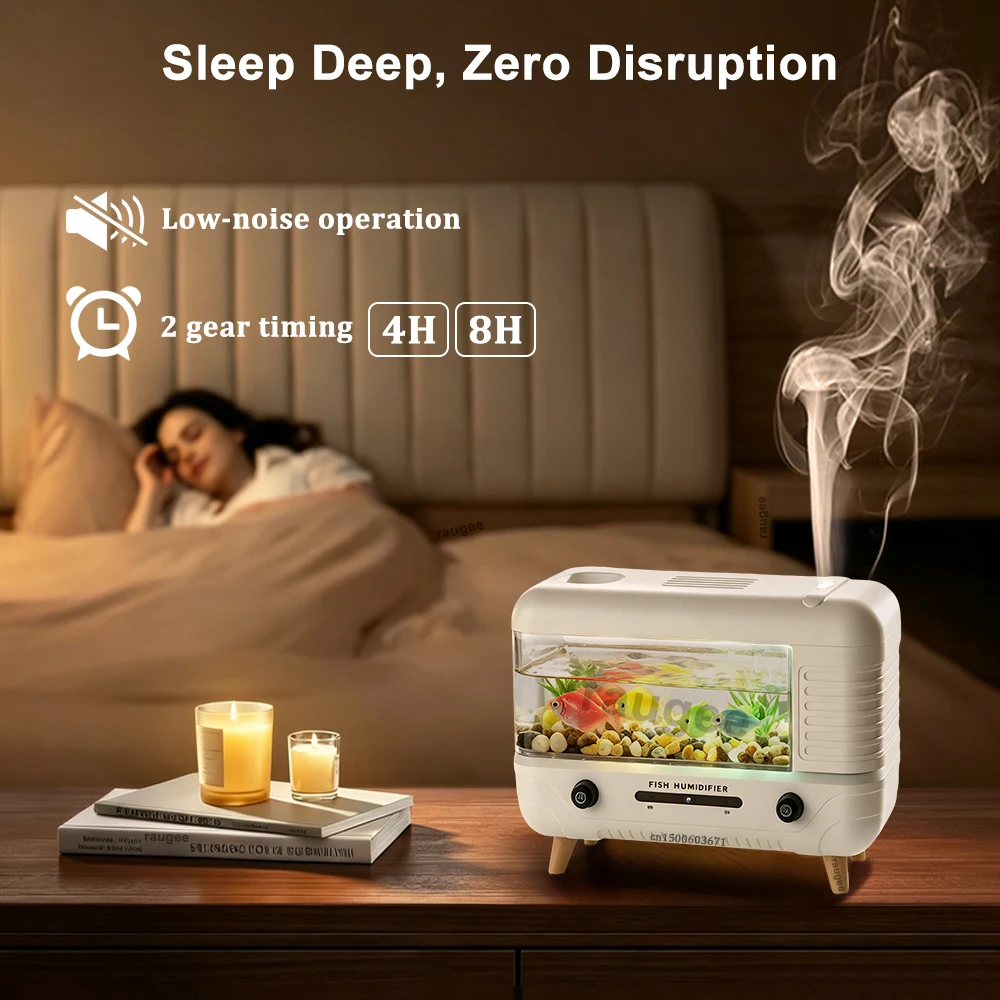 Aroma Diffuser Air Humidifier Essential Oils Diffuser Fish Tank Fragrance Diffuser Aromatherapy Air Humidifier for Bedroom Home - view 6