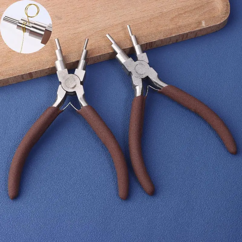 

1/2 шт. плоскогубцы для ювелирных изделий из углеродистой стали, плоскогубцы для гибки проволоки для DIY 3-10 мм, кольцо C-образное кольцо, инструменты для рукоделия