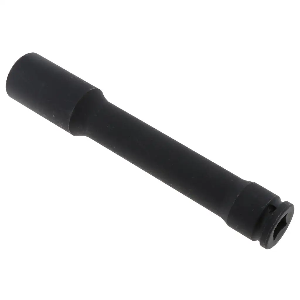 6 Point Metric Impact Socket Long Deep Metal Sleeve Square Drive Ratchet Wrench Tool for Car Repair