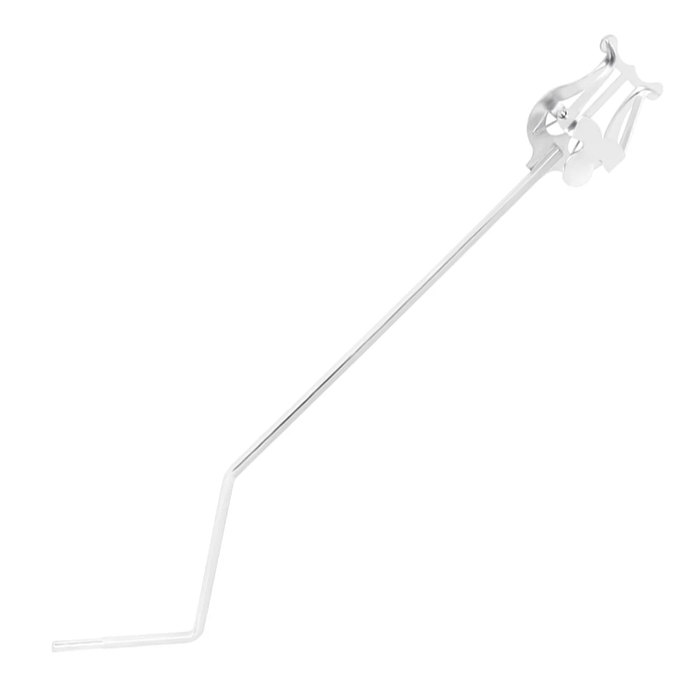 

Piccolo Lyre Clips Metal Music Sheet Clip Replacement for Marching Band Flip Folder Stylish Silver Color Practical Durable