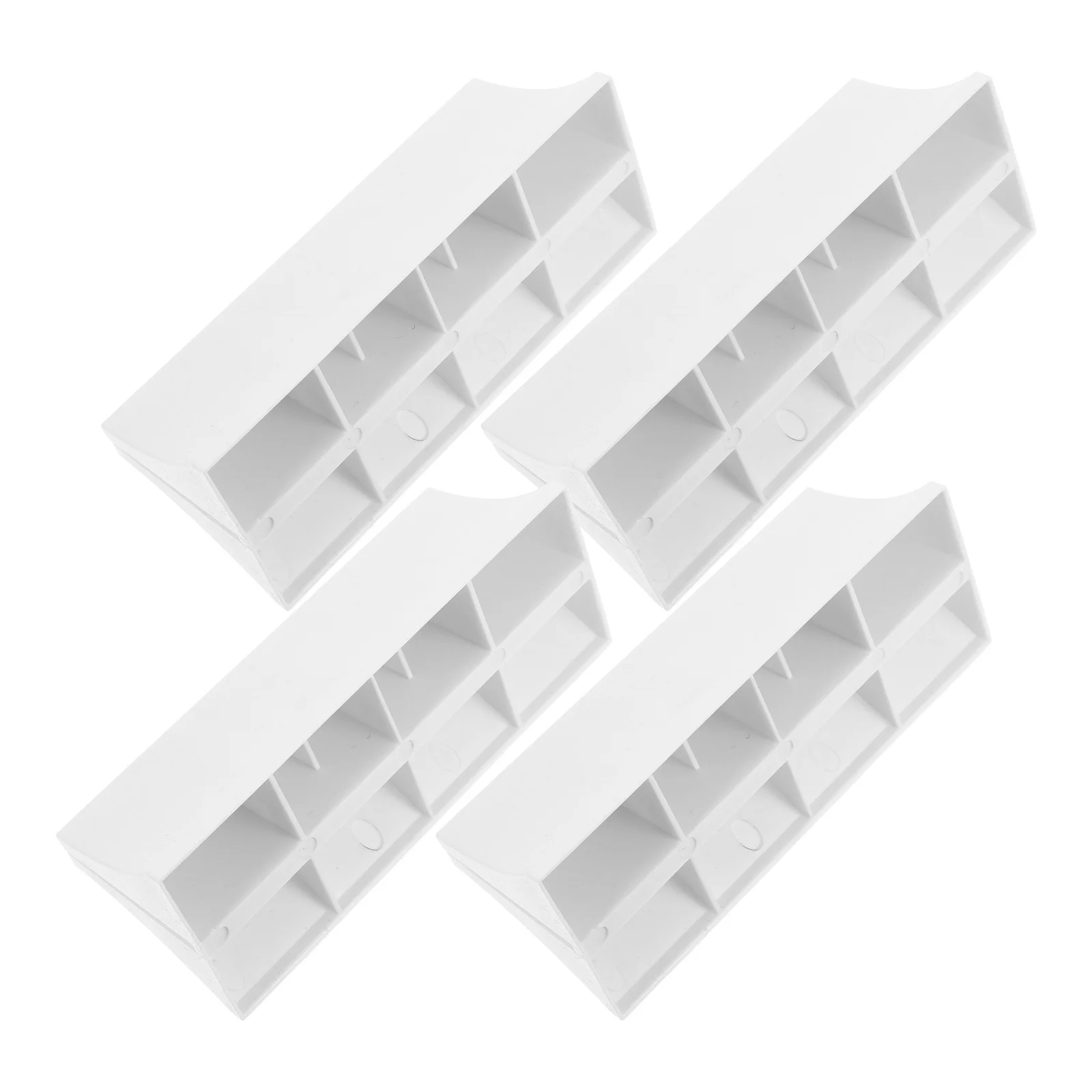 4Pcs Desk Partition Clamp Movable Base Screen Stand Stable Office School Exam Divider Holder Easy Installation Desktop Baffle