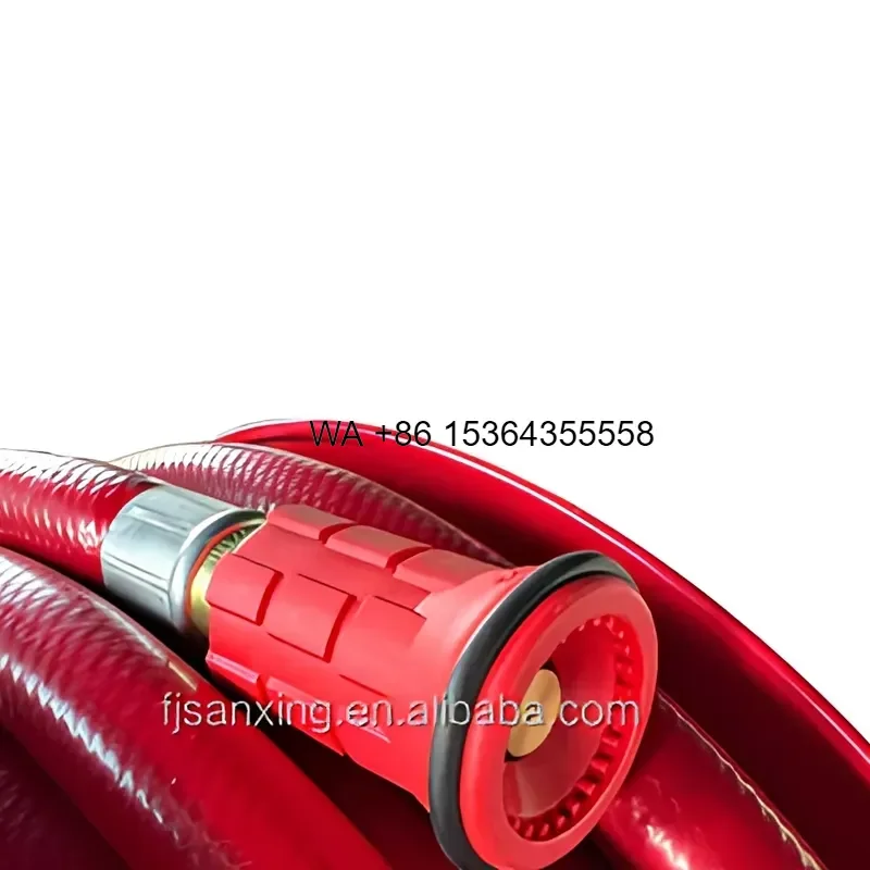 Wmwmnu for High Quality 1 Inch 30M Wall Mounted Fire Hose Reel With Valve Hanging Bracket Swing Arm Spring Loaded for