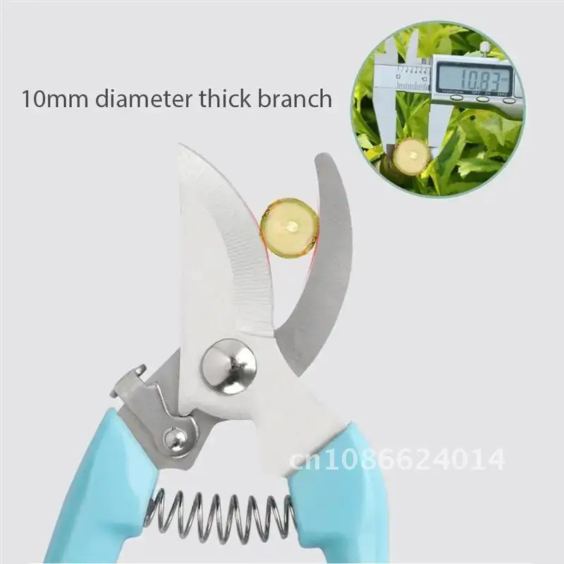 Gardening Pruner Tree Trimmers Secateurs Orchard and Garden Hand Tools Pruning Scissors Cutter for Planting Bonsai Blue 02