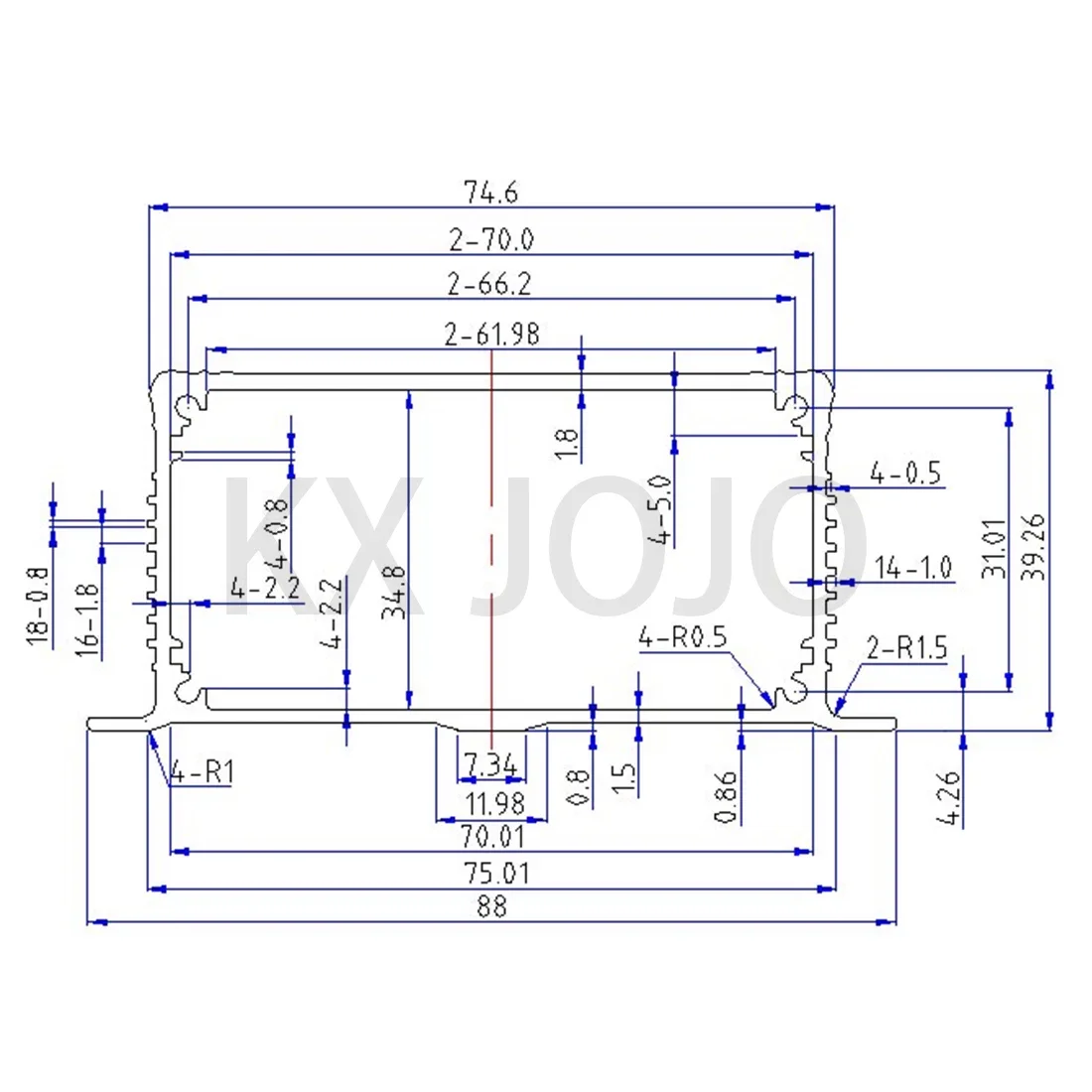 Integrado Caixa À Prova D' Água, Alumínio Enclosure, Prata Circuit Board, Liga de Alimentação, DIY, 88x39x100, 110mm