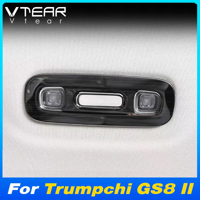 

Vtear Car Roof Reading Light Trim Cover Interior Front Rear Panel Frame Styling Decoration Accessory For GAC Trumpchi GS8 II 23