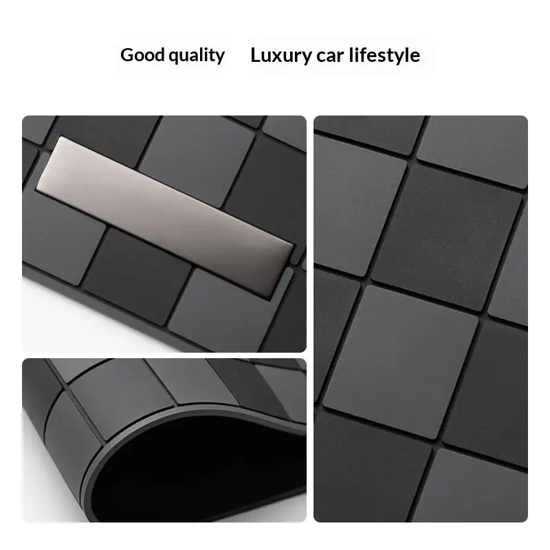 Car Dashboard Anti Slip Mat Tear Resistant Long Lasting Sticky Pad for Phone Keys Glasses Durable Car Interior Decor