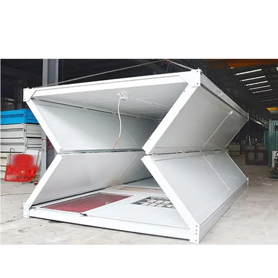 Portable Folding HousesFolding Container House Wind Resistance   Waterproof  Eco Friendliness  Fireproof Repairable