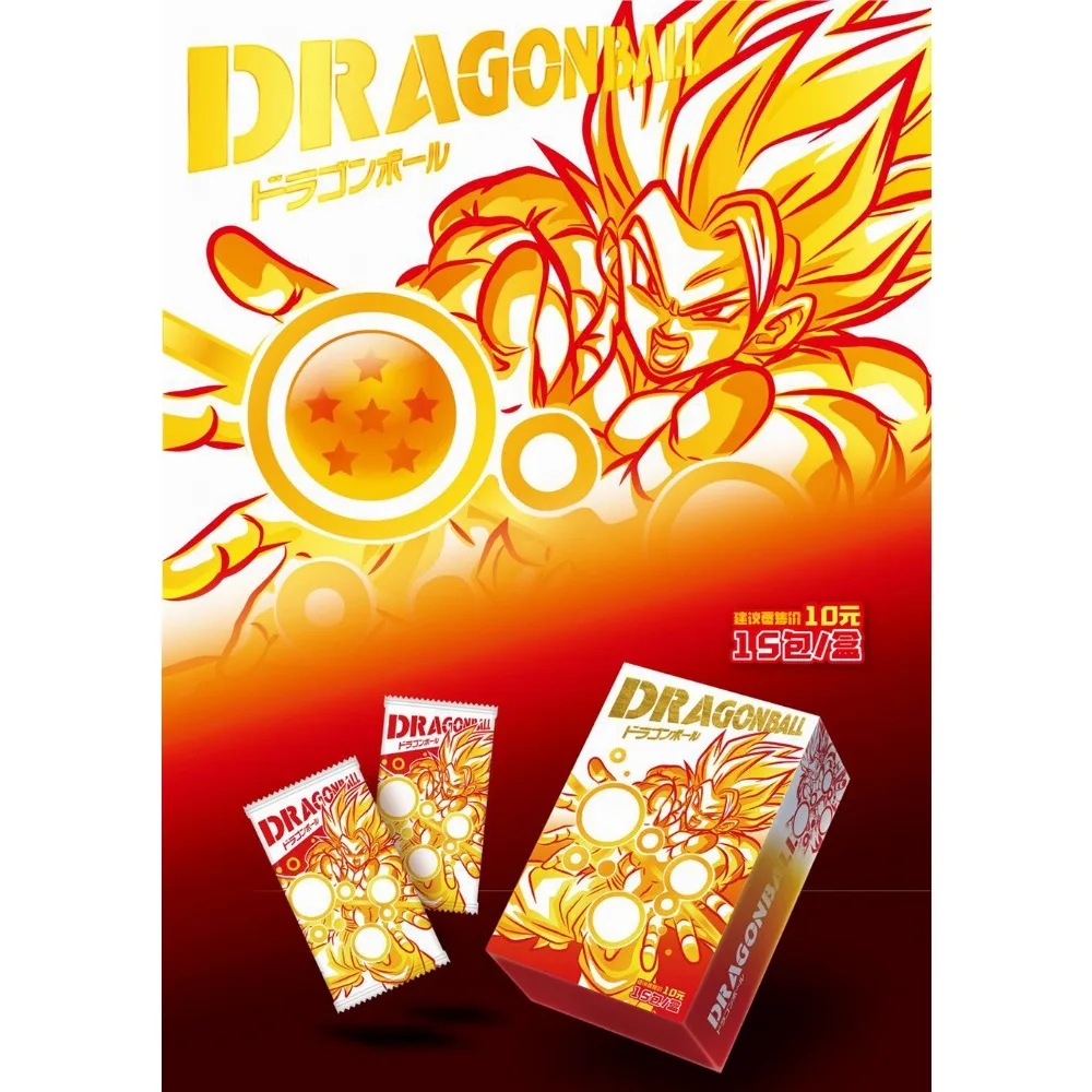 Genuine Dragon Ball Cards Collection for Children Exquisite Limited Edition of Backlight Gold Fragments Cards Toys Friends Gifts