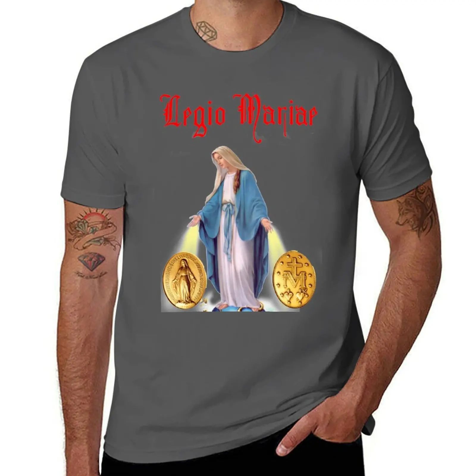 Legion of Mary T-Shirt Breathable Mesh Panel T-Shirt
