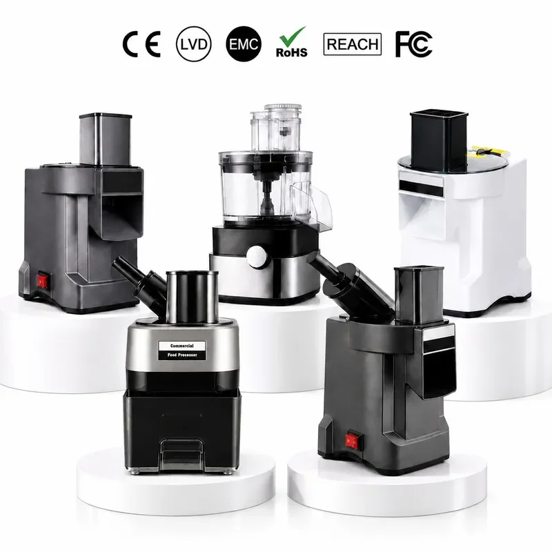 Commercial Fruit and Vegetable Cutting Machine Multi-functional Electric Slicing and Dicing Machine for Catering Kitchen