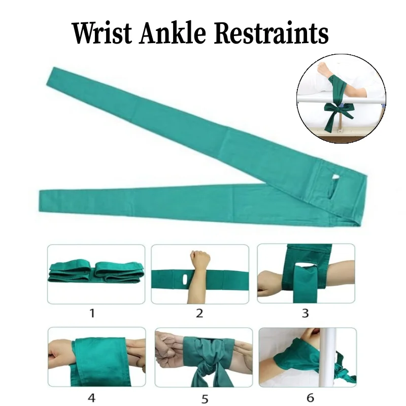 

Медицинские фиксаторы для конечностей: ремни для запястий и лодыжек для лежачих пациентов