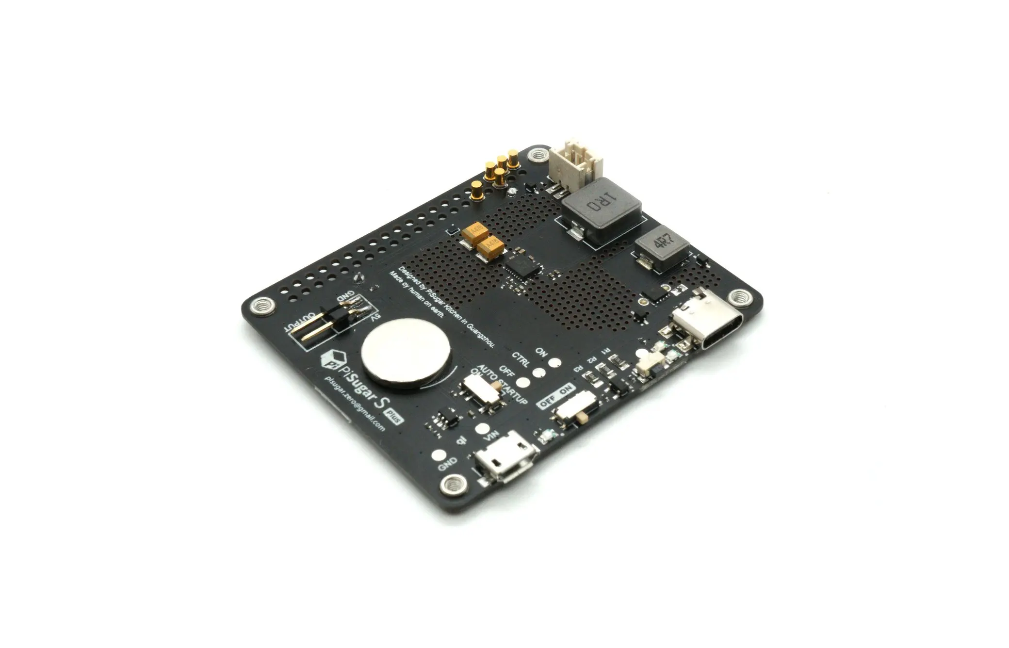 Imagem -02 - Pisugar s Plus Bateria para Raspberry pi 3b 3b Mais 4b