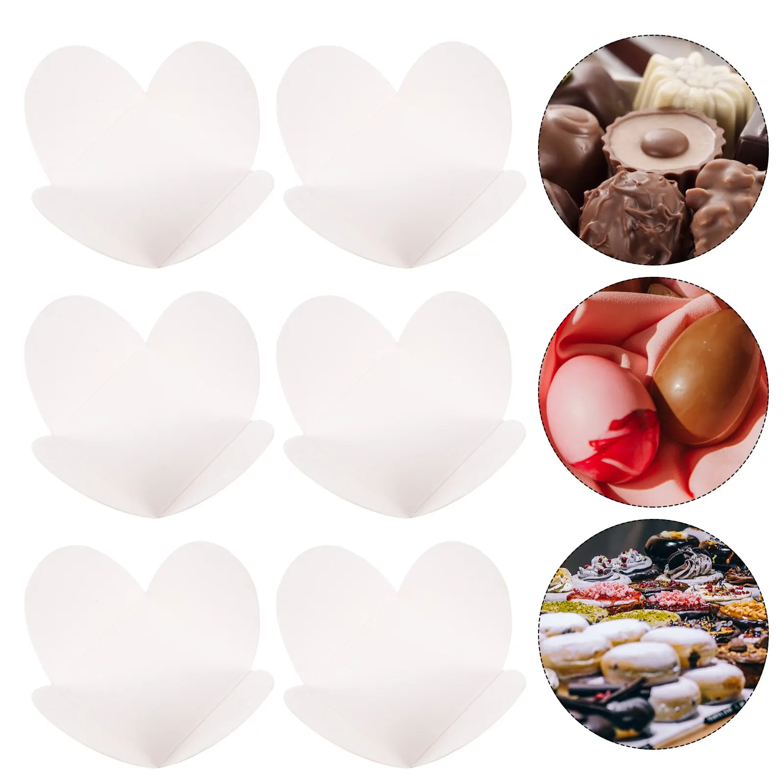 Sturdy Chocolate Truffle Wrapper Tray Environmentally Safe Paper Material Compact Design Easy Storage Transport Ideal for Candy
