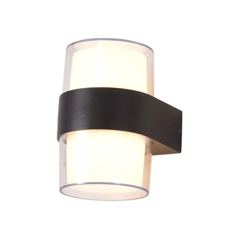 

Наружный водонепроницаемый настенный светильник, современный скандинавский светодиодный бра, 9 Вт/18 Вт, для гостиной, веранды, сада, 110 В/220 В, домашнее освещение