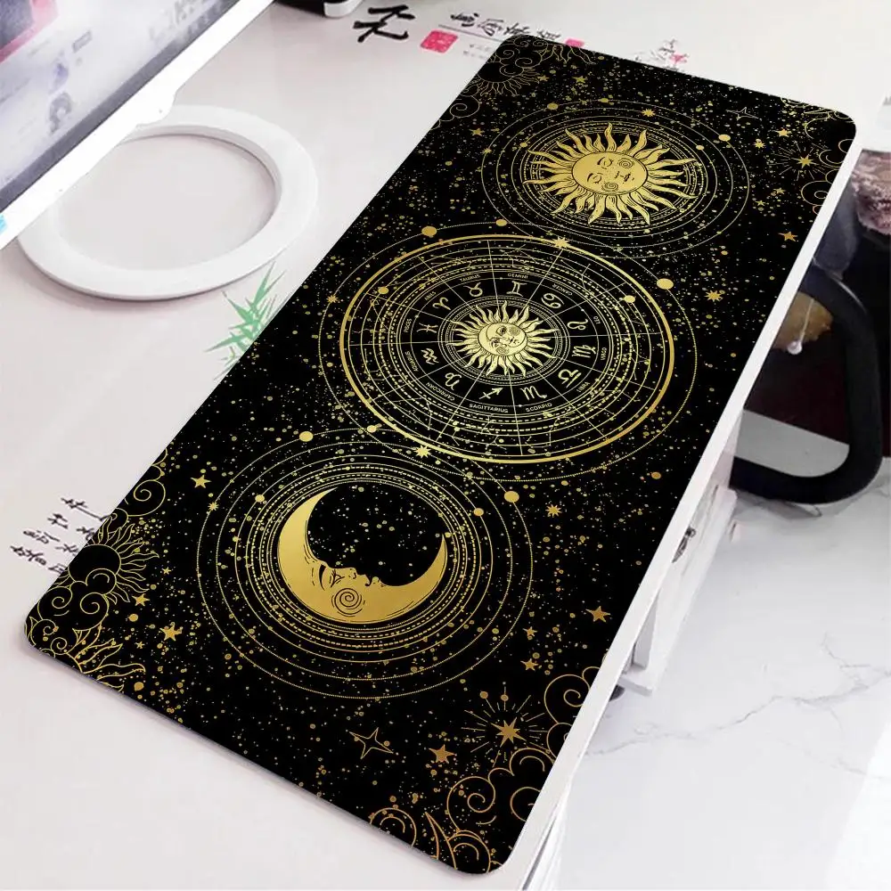 

Star Moon Tarot Mouse Pad Large Gaming Non-slip Desk Mousepads Laptop Tablet Art Mat Table Cushion Mini Mousepad XXL PC Playmat