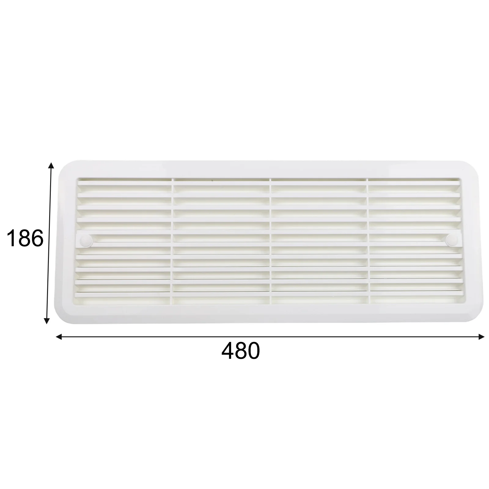 1PC RV Refrigerator Vent Mounting Grille 62445480 For Caravan For Motorhome Campervan Cooling ABS Weather Resistant