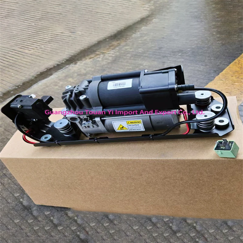 Nueva bomba de aire del compresor del amortiguador con soporte de válvula de puntal de suspensión 37206789450 para BMW F01 F02 F04 F03 740i 750i