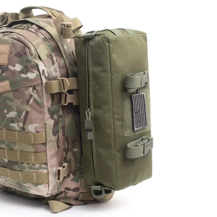 Molle EDC Pouch Nylon Hunting Bag Outdoor Sports Waist Pack Portable Hiking Travel Camping Accessories Cross-body Shoulder Bags