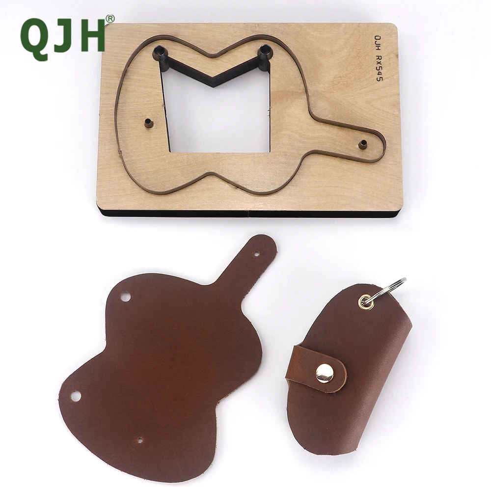 

1pc Manual Leather Key Holders Hole Puncher Pressing Stamping Mold, DIY Cutting Die Template, Leather Art Craftwork Mould Tool